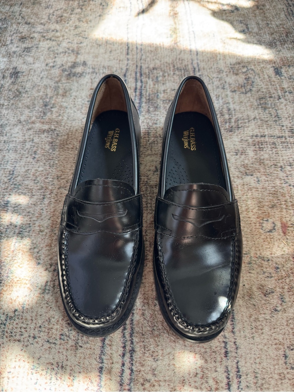 G.H. Bass & Co. Black Weejuns Classic Loafers